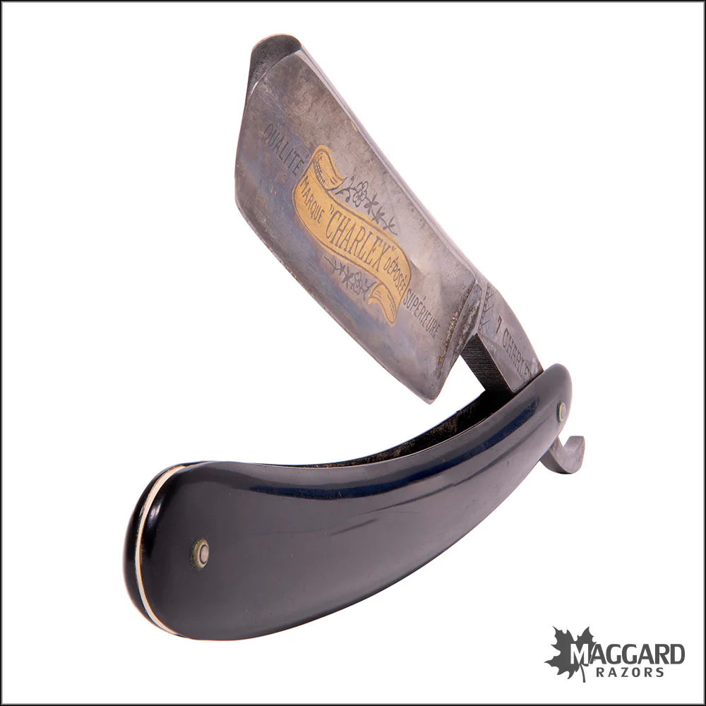 #1013 Vintage Straight Razor - Charlex  15/16" - Image 3