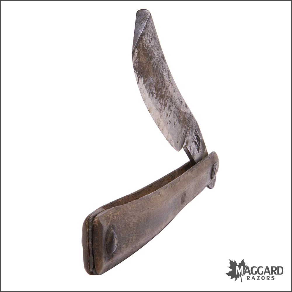 #1027 Vintage Straight Razor - Roberts Warranted 5/8 - Image 3