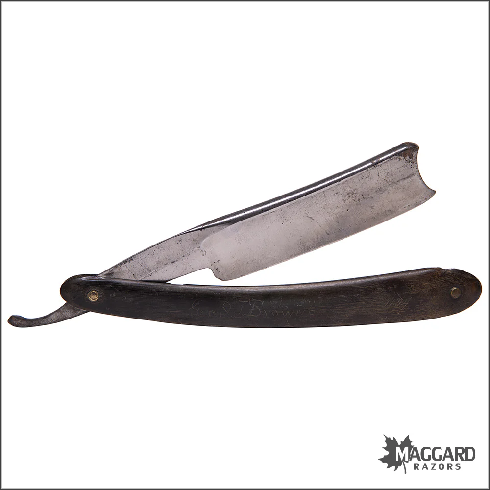 #1030 Vintage Straight Razor - Early Wade & Butcher 1820s, 7/8 - Image 2