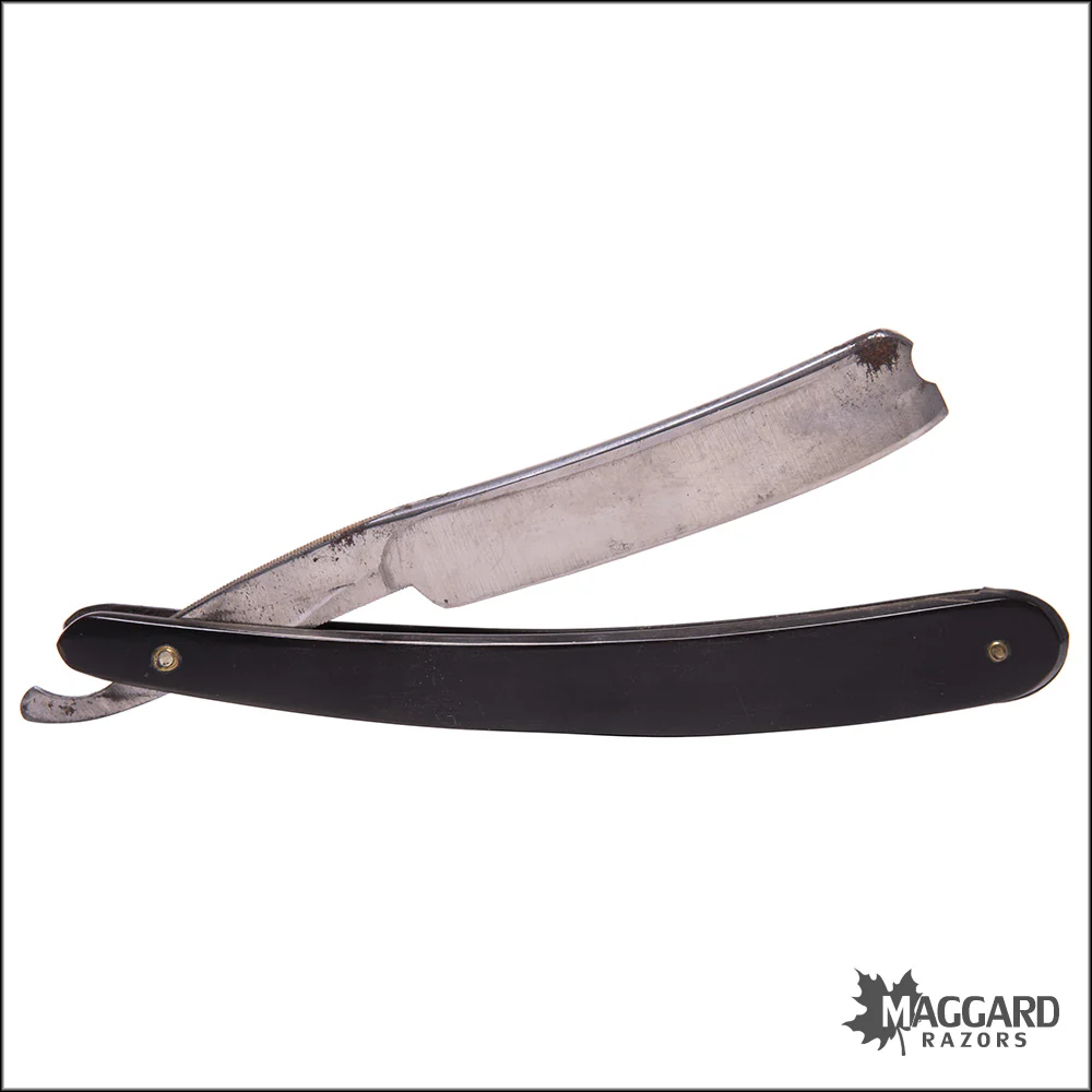 #1038 Vintage Straight Razor - Thomas Turners Everlasting Razor 11/16 /w Strop - Image 2