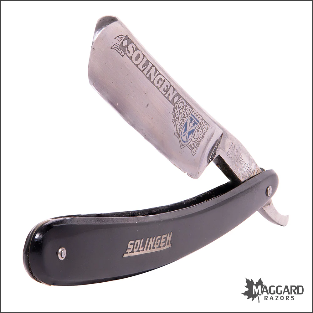 #1057 Vintage Straight Razor 7-Day Set - "SilberStahl" Solingen 13/16 - Image 4