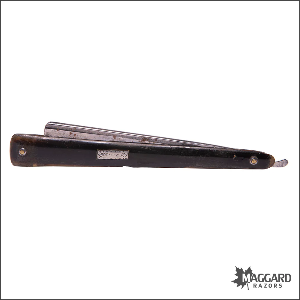 #1062 Vintage Straight Razor - I. HALL ca. 1820, 5/8+ - Image 4
