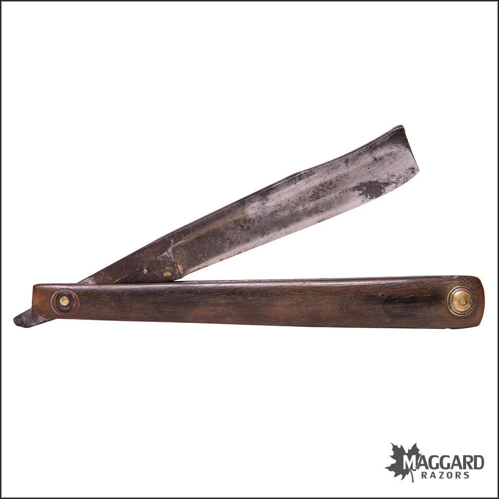 #1063 Vintage Straight Razor - BAR LOW  ca. 1780, 11/16 - Image 2