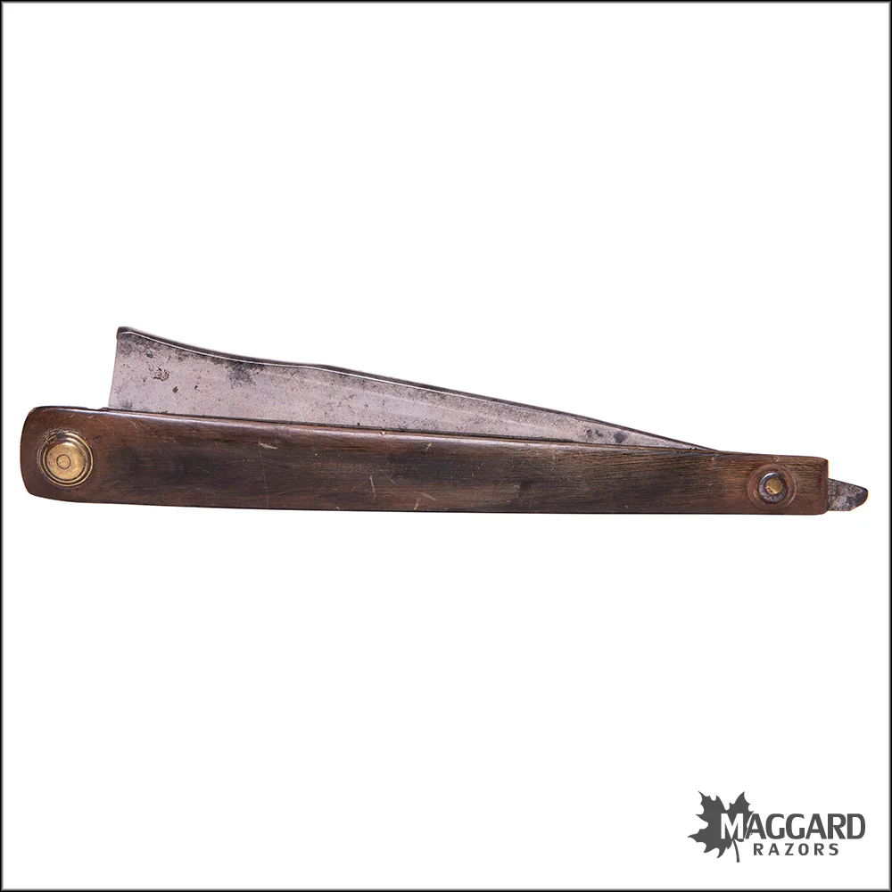 #1063 Vintage Straight Razor - BAR LOW  ca. 1780, 11/16 - Image 4