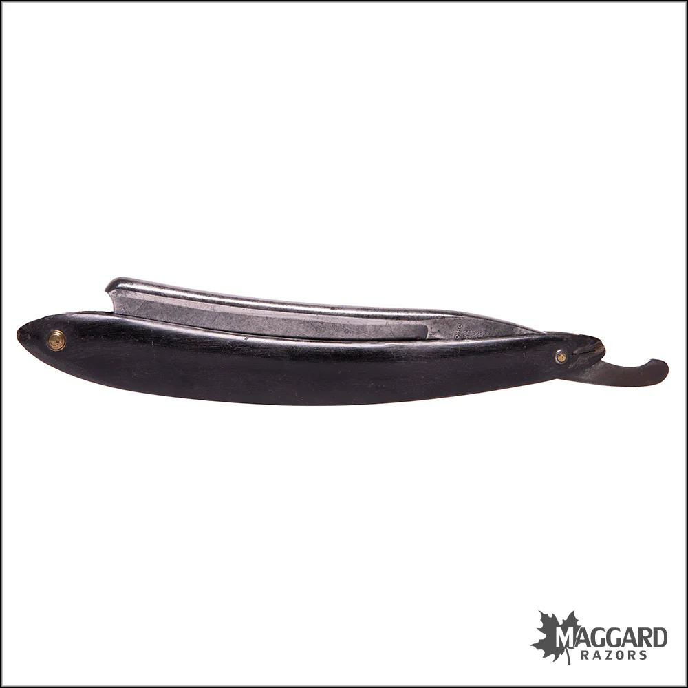 #1067 Vintage Straight Razor - Joseph Elliot Masonic 8/8+ - Image 4