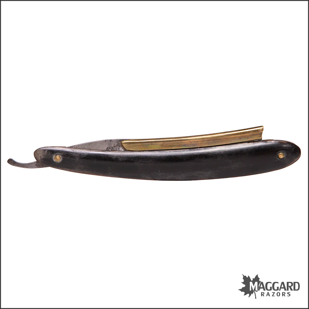 #1069 Vintage Straight Razor - George Wostenholm Frameback 7/8" - Image 5