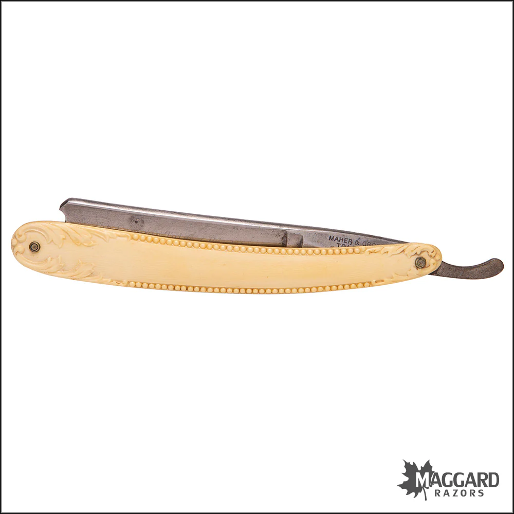 #1070 Vintage Straight Razor - Maher & Grosh Toledo - 6/8 - Image 4