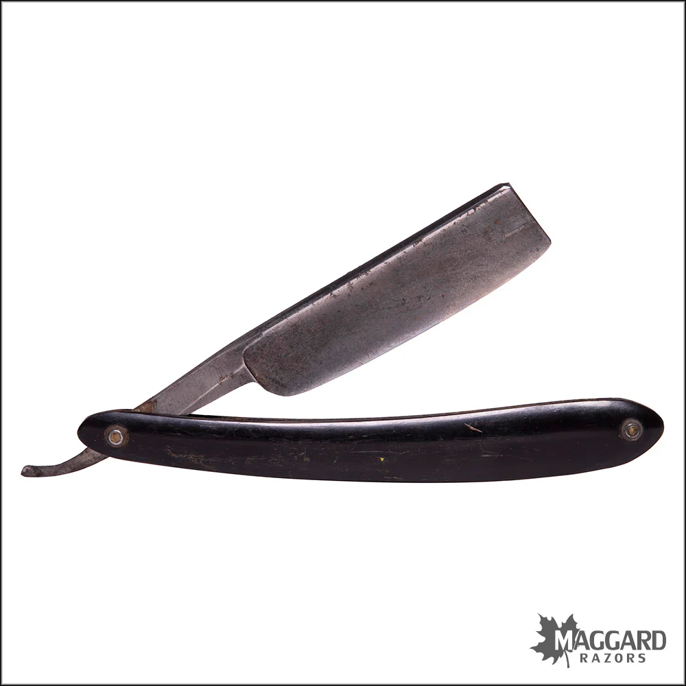 #1076 Vintage Straight Razor - Wade & Butcher, 7/8" - Image 4