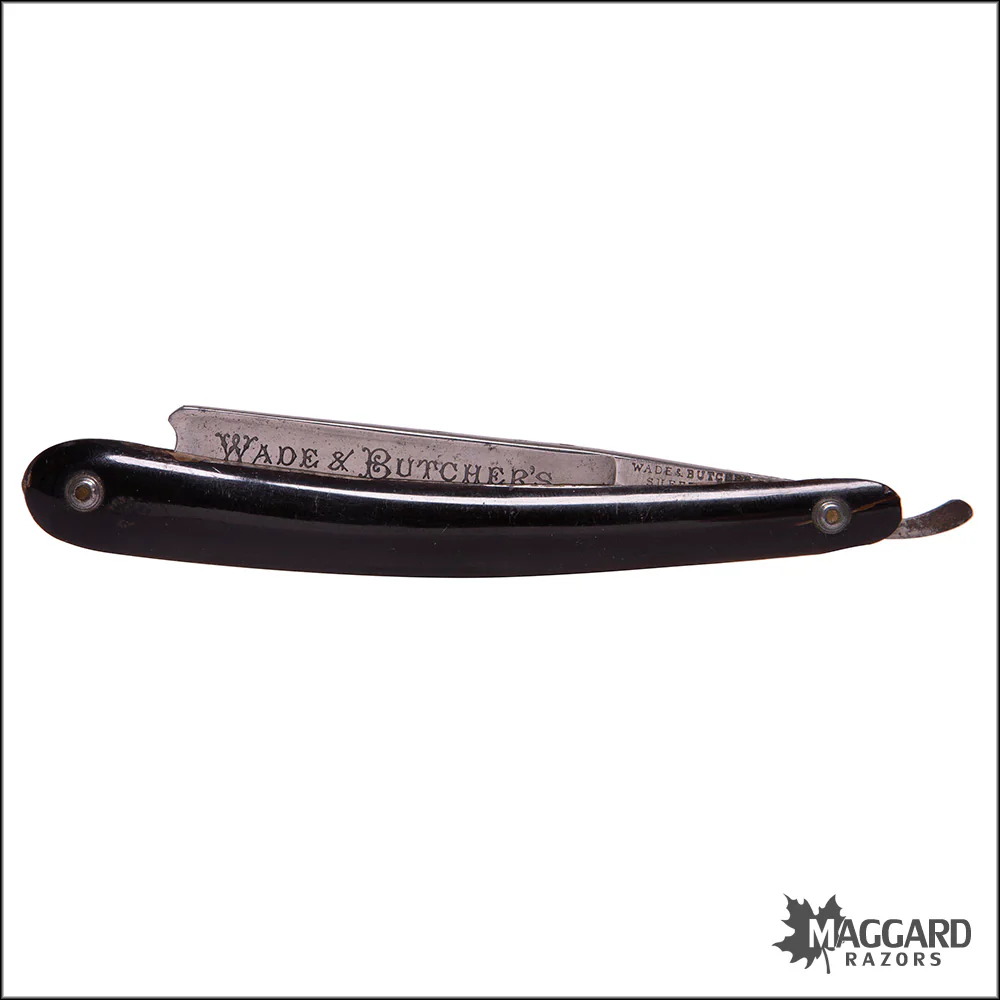 #1077 Vintage Straight Razor - Wade & Butcher, 6/8"+ - Image 2
