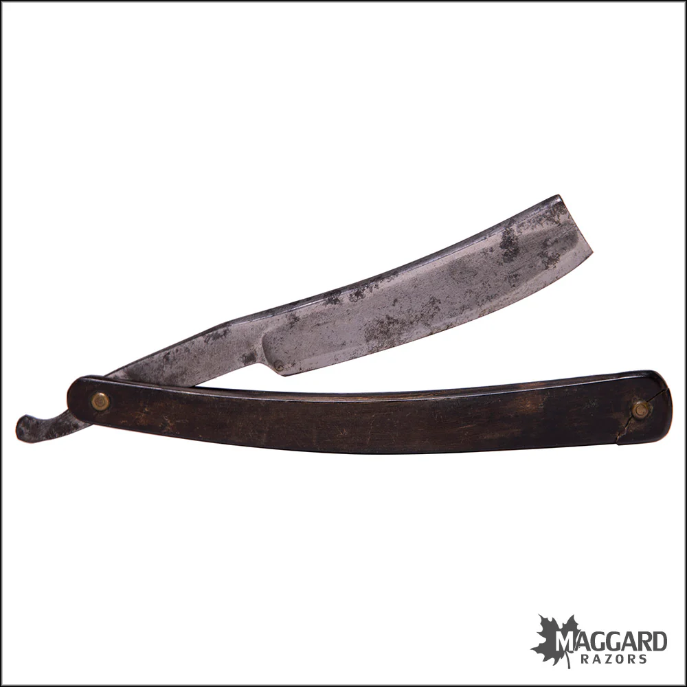 #1079 Vintage Straight Razor - W GREAVES & SONS, 5/8"+ - Image 4