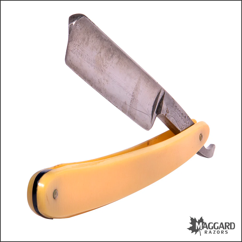#1081 Vintage Straight Razor - Genco 5/8 - Image 3