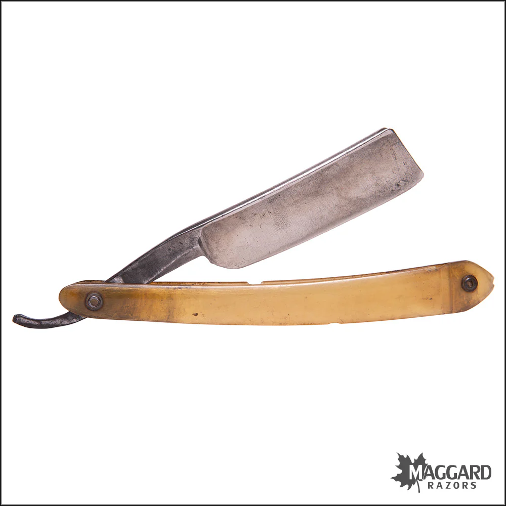 #1083 Vintage Straight Razor - W Greaves & Sons 7/8" - Image 2