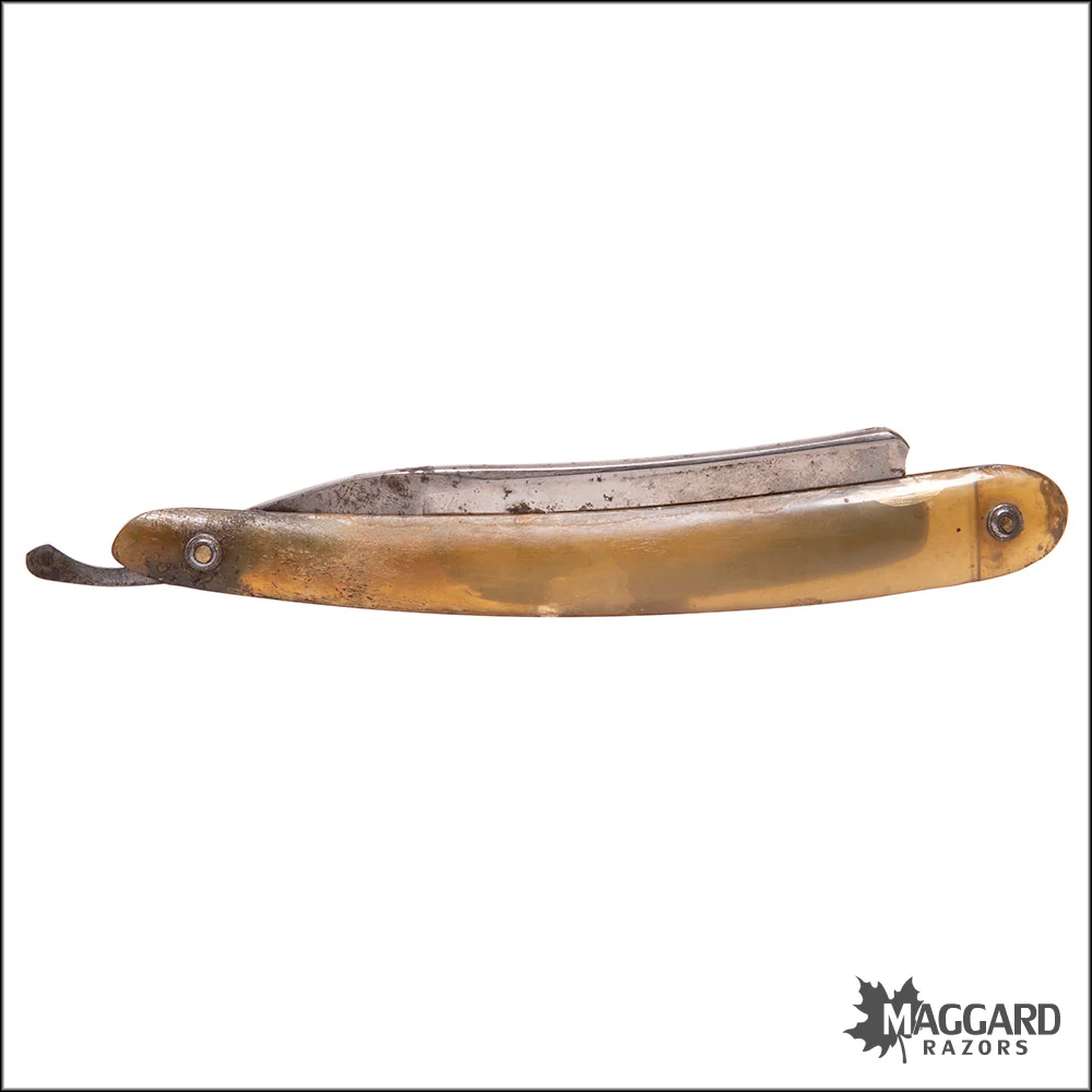 #1090 Vintage Straight Razor - Wade & Butcher 13/16"+ - Image 5