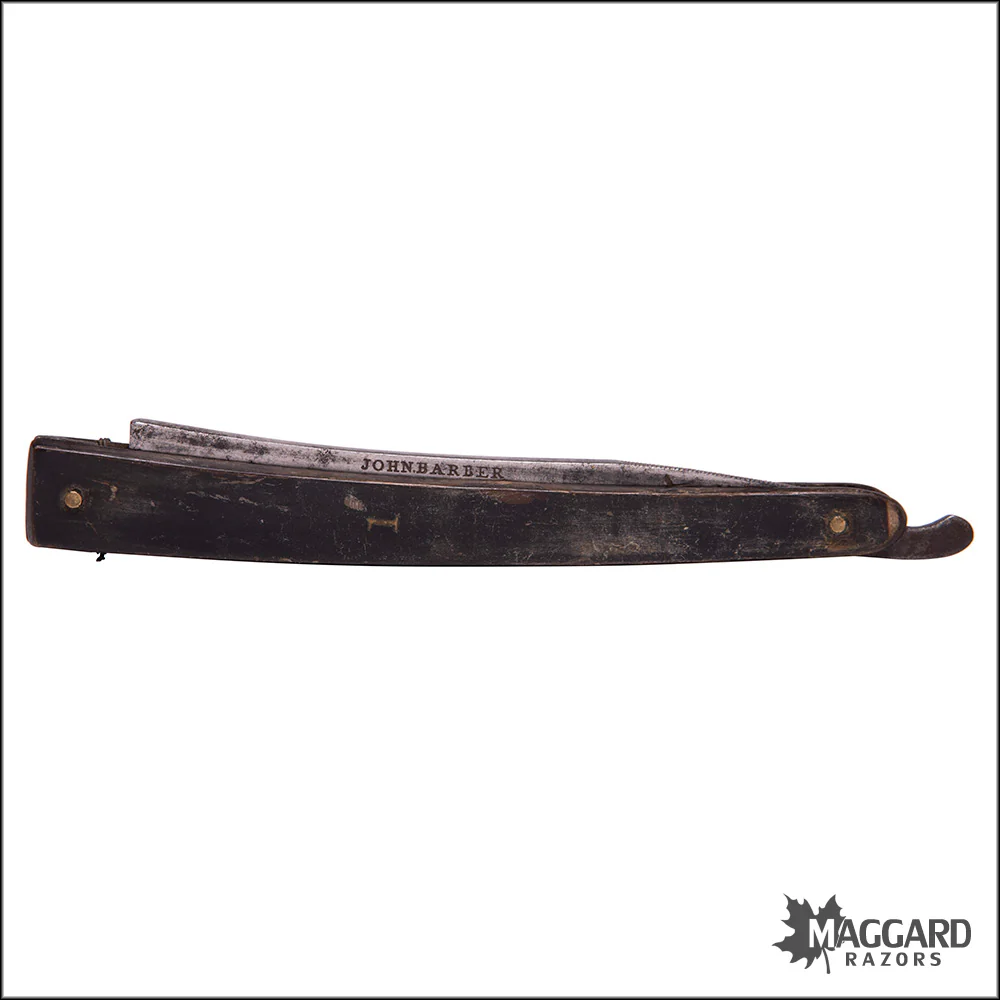#1098 Vintage Straight Razor - John Barber 5/8+ ca. 1825 - Image 2