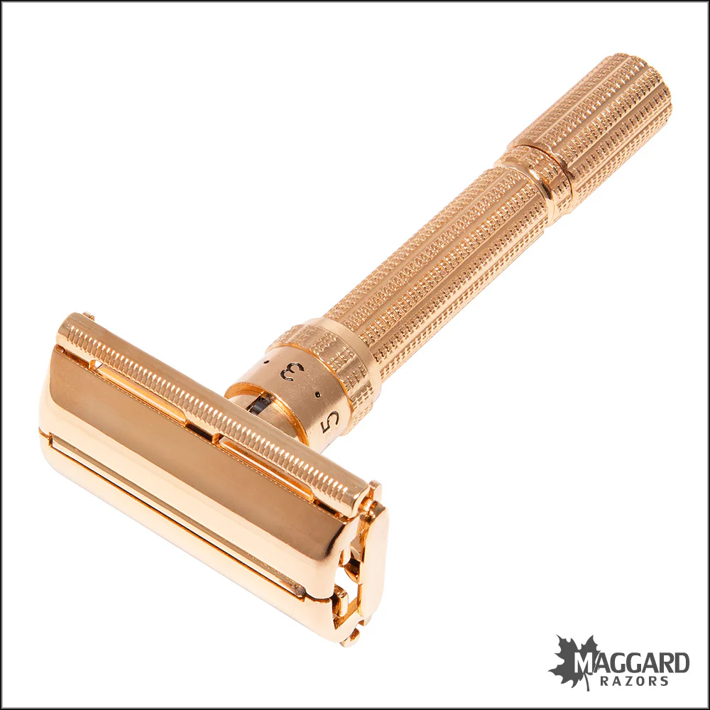 #1103 Gillette Gold Aristocrat Adjustable Razor, Cased, 1964 - Image 6