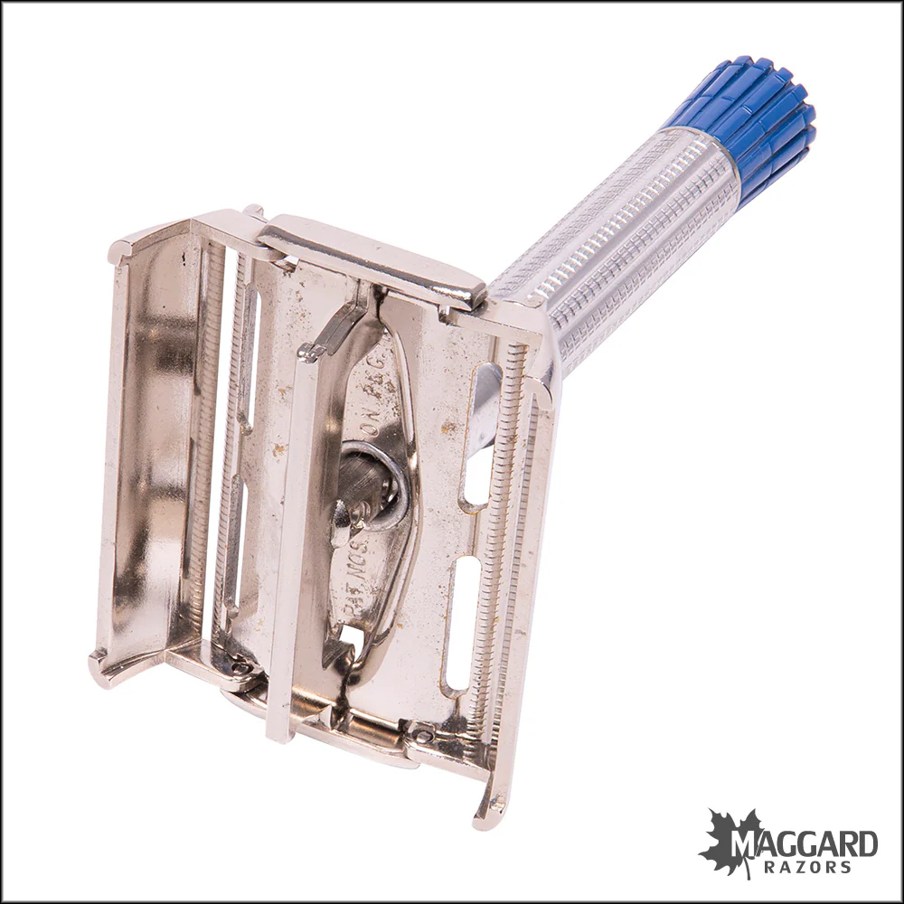 #1104 Gillette Blue Tip (Light) Superspeed Razor 1957 - Image 3