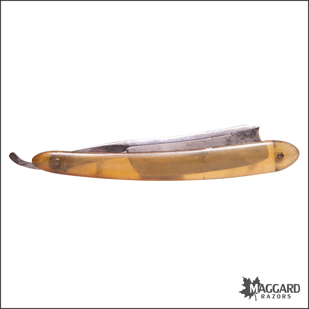 #1114 Vintage Straight Razor - W. Greaves, 13/16+ - Image 4