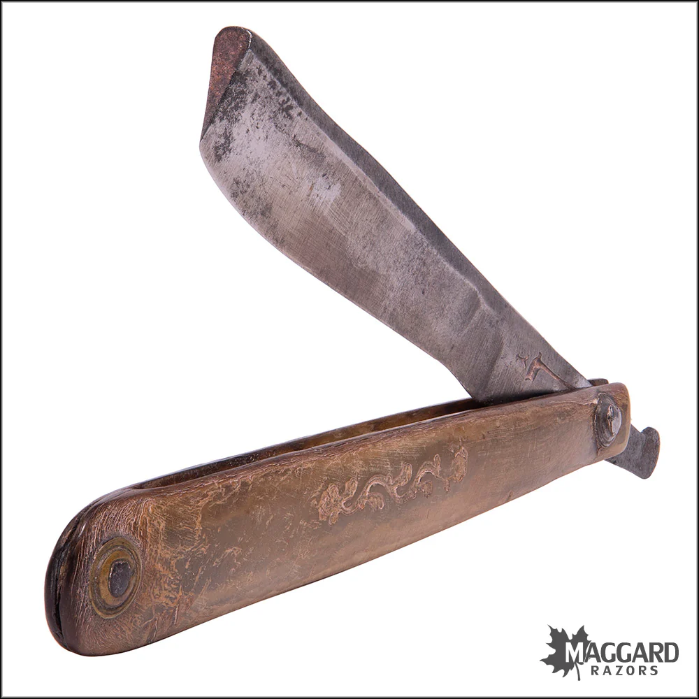 #1124 Vintage Straight Razor - Linley, John (or William)  ca. 1770, 5/8 - Image 5