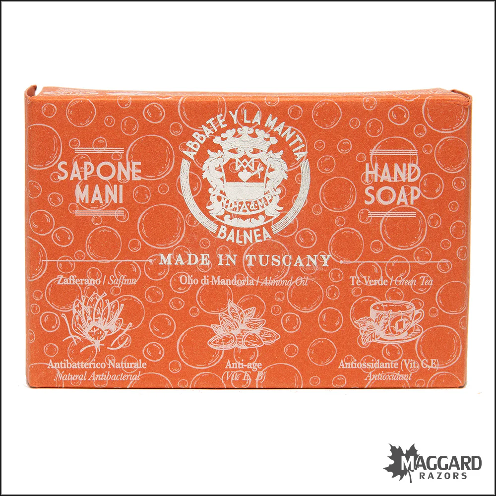 Abbate Y La Mantia Almond, Saffron, Green Tea Hand Soap, 6oz - Image 2