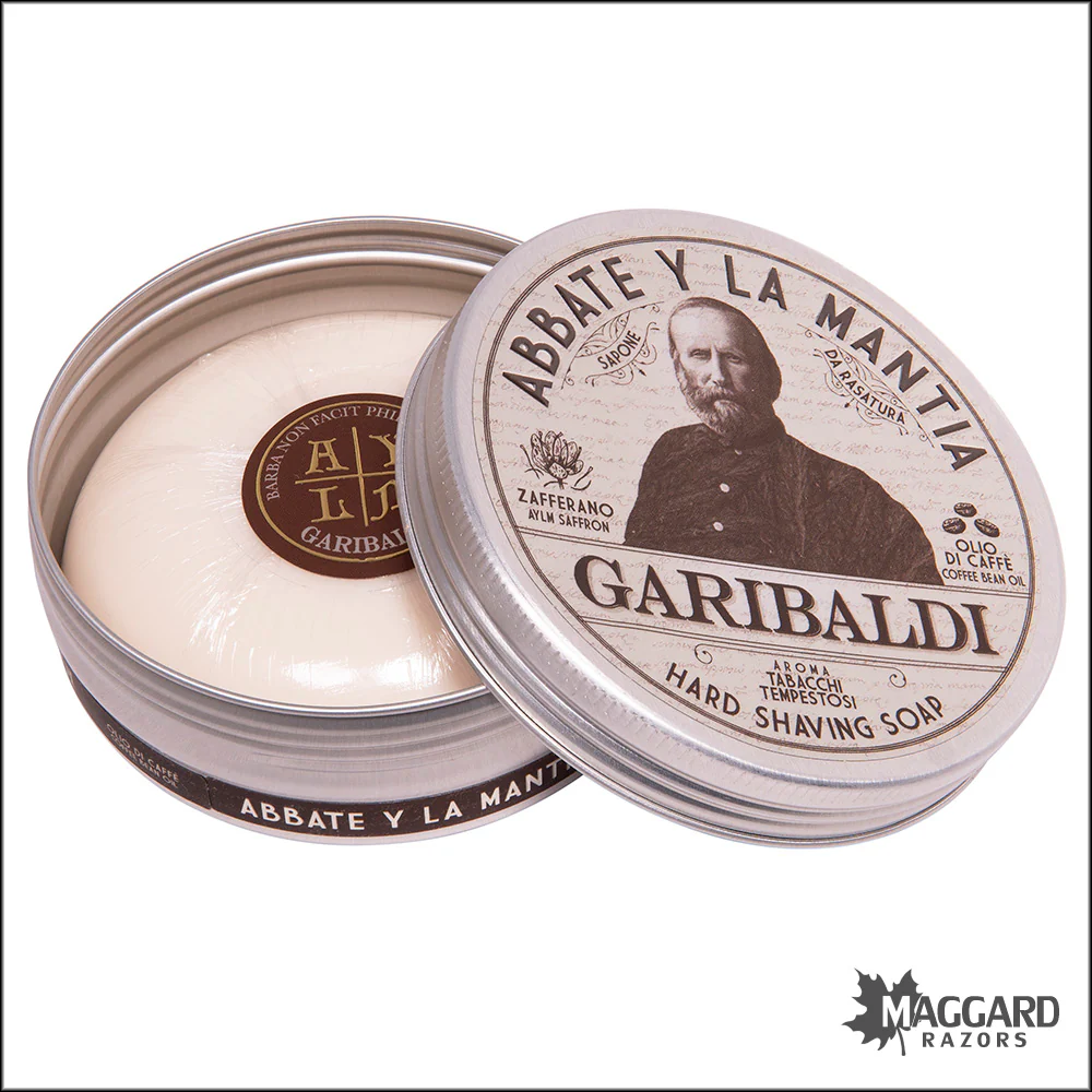 Abbate Y La Mantia Garibaldi Hard Shaving Soap, 80g - Image 2