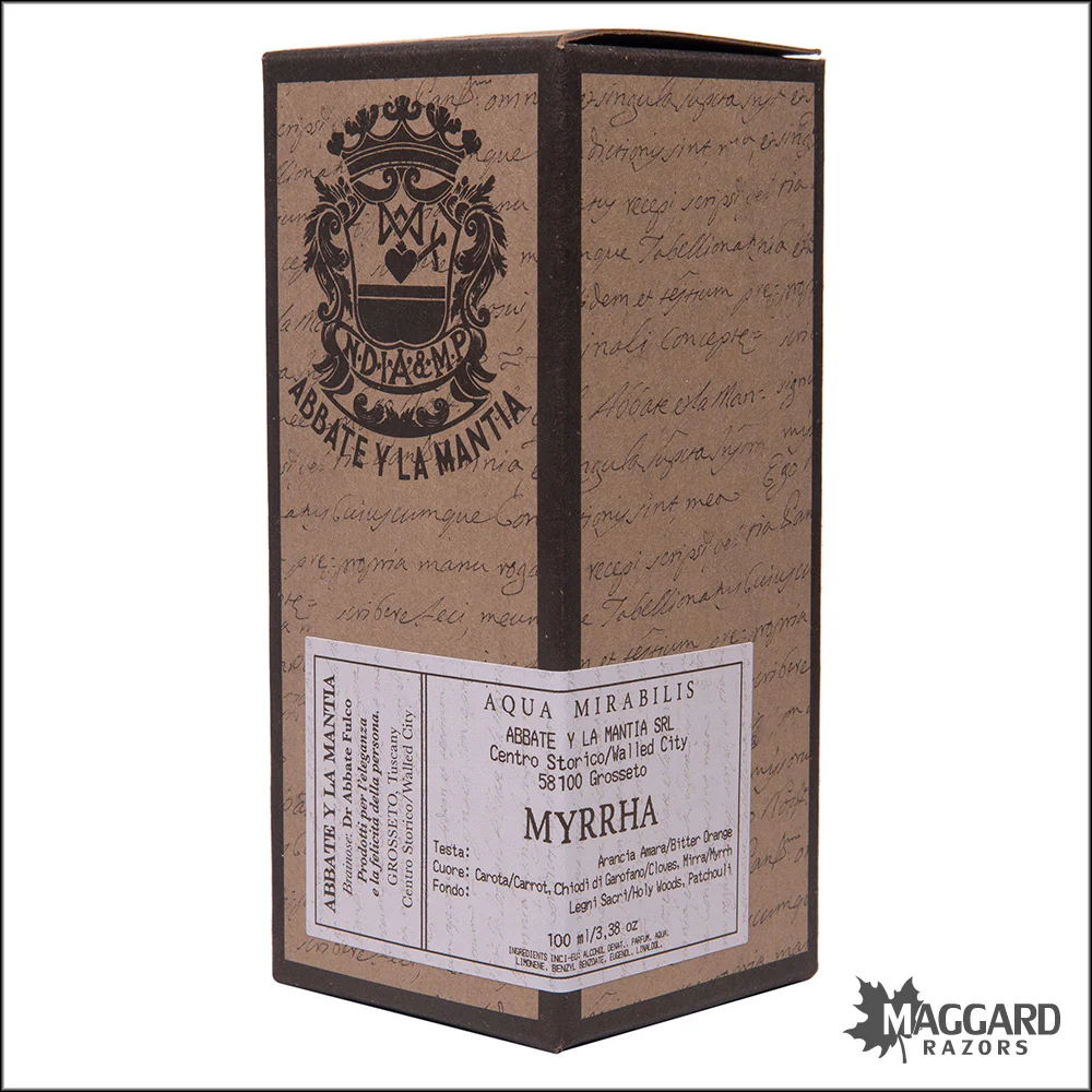 Abbate Y La Mantia Myrrha Aqua Mirabilis, 100ml - Image 2