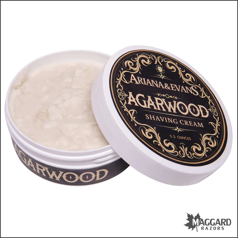 Ariana and Evans Agarwood Shaving Cream, 5.3oz - Image 2