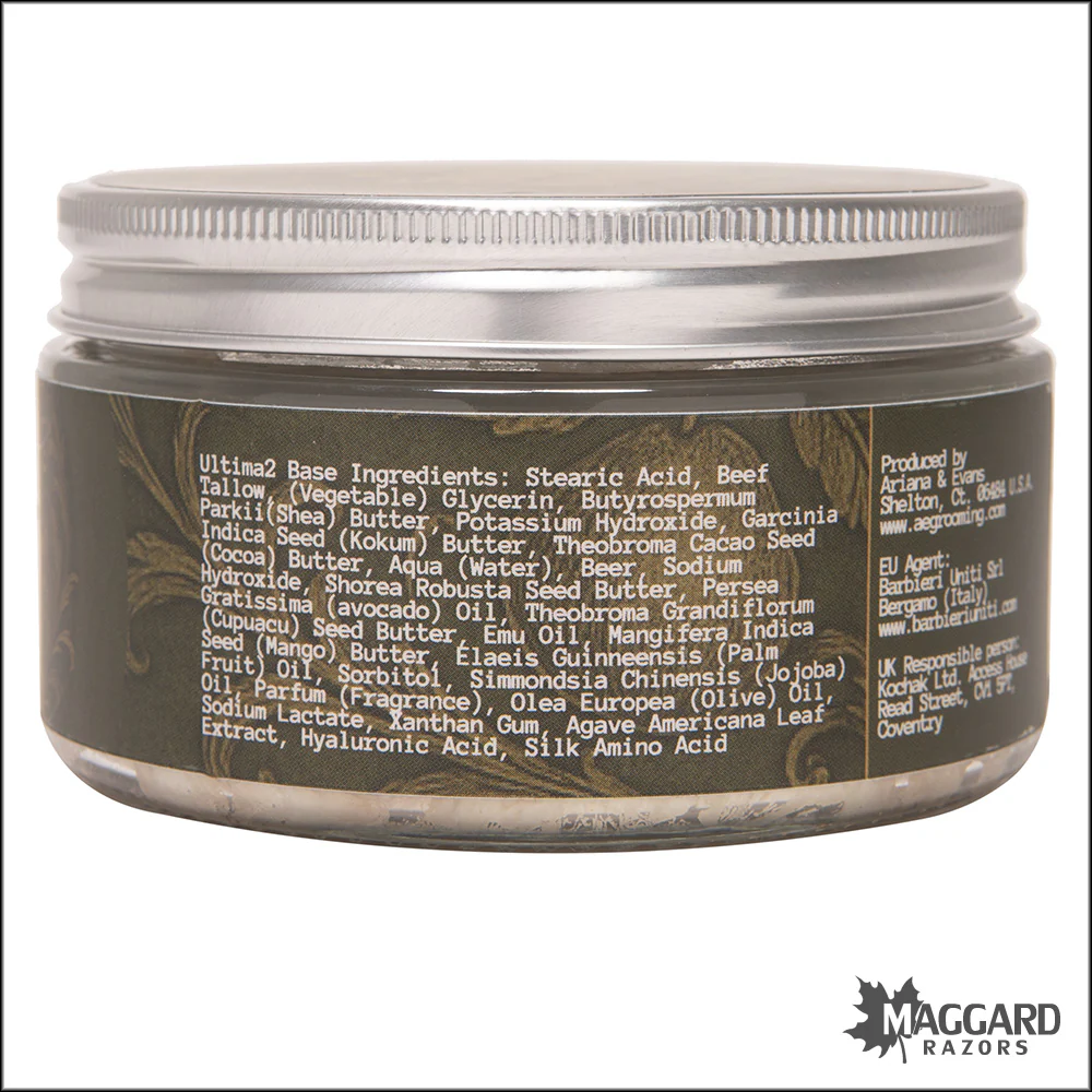 Ariana and Evans Asian Pear Shaving Soap, 4oz - Ultima 2 Base - Image 3