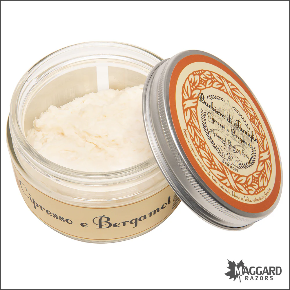 Ariana and Evans Barbiere di Famiglia Cipresso e Bergamot Shaving Soap, 4oz - VR2 Vegan Base - Image 2