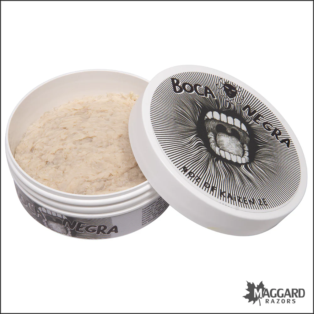 Ariana and Evans Boca Negra Artisan Shaving Soap, 4oz - Kaizen 2e Base - Image 2