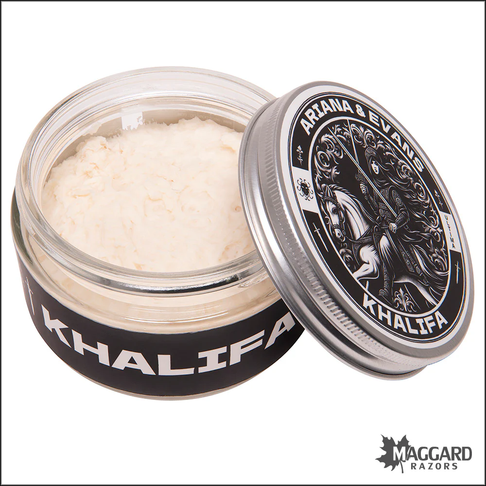 Ariana and Evans Khalifa Artisan Shaving Soap, 4oz - Ultima Base - Image 2
