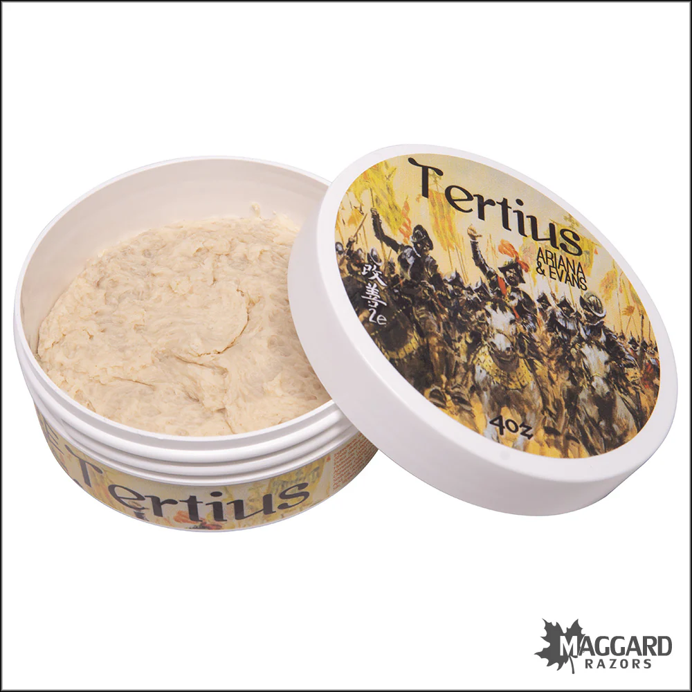 Ariana and Evans Tertius Artisan Shaving Soap, 4oz - Kaizen 2e Base - Image 2