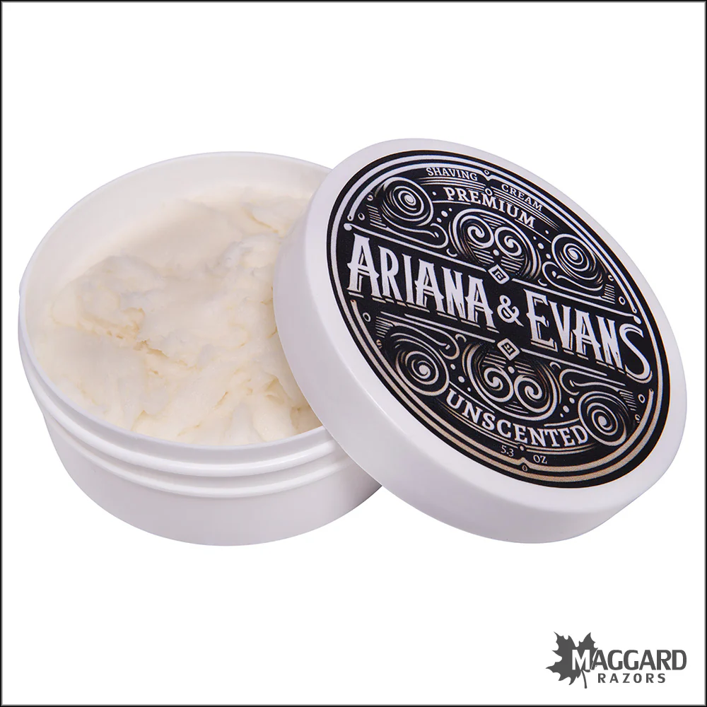 Ariana and Evans Unscented Artisan Shaving Cream, 5.3oz - Image 2