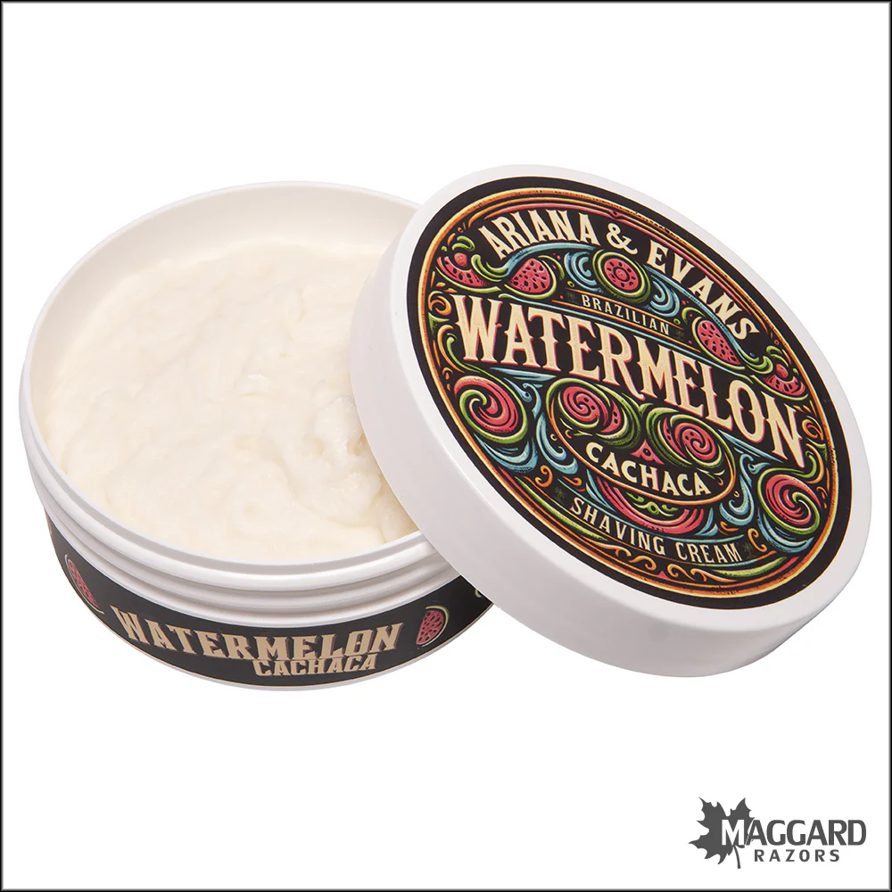 Ariana and Evans Watermelon Cachaca Artisan Shaving Cream, 5.3oz - Image 2