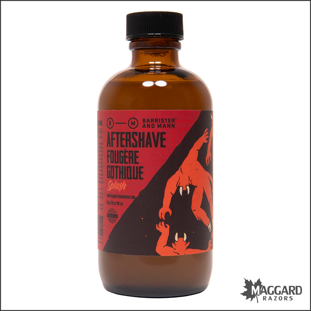Barrister and Mann Fougère Gothique Aftershave Splash, 3.5oz