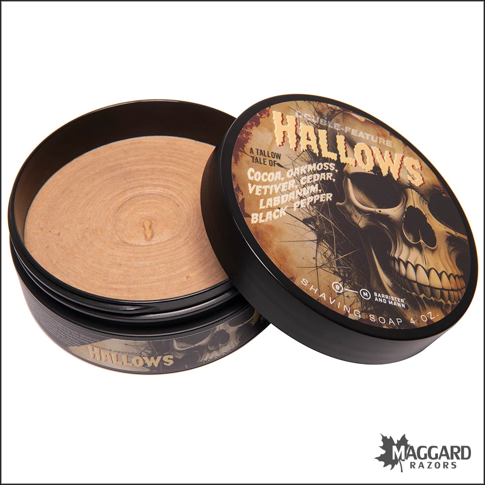 Barrister and Mann Hallows Shaving Soap, 4oz - Seasonal Release - Image 2