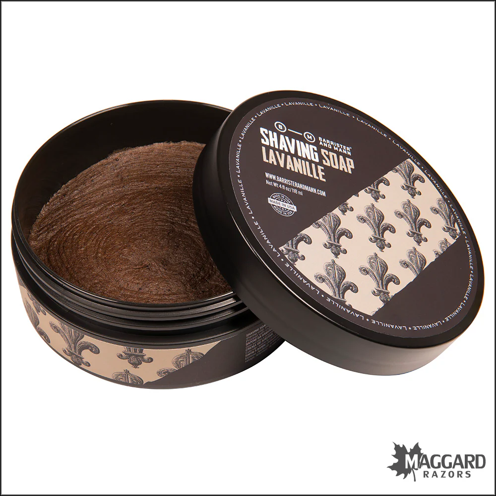 Barrister and Mann Lavanille Shaving Soap, 4oz - Omnibus Base - Image 2