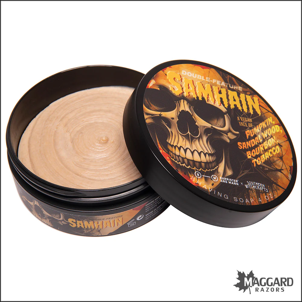 Barrister and Mann Samhain Vegan Shaving Soap, 4oz - Seasonal Release - Image 2