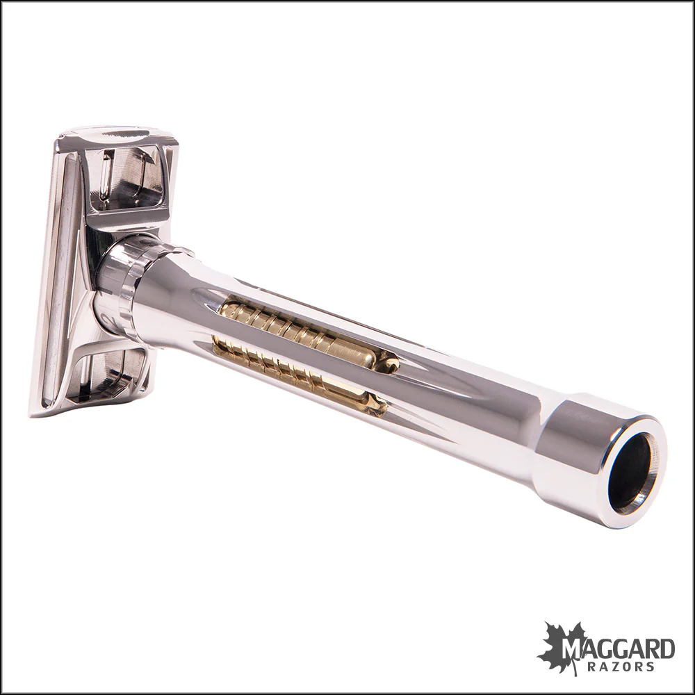 Blackland Razors Osprey Stainless Steel Closed Comb DE Safety Razor with 85mm Handle, Polished Finish - Image 3
