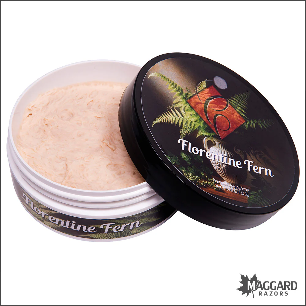 Catie's Bubbles Florentine Fern Premium Shaving Soap, 4oz - Image 2