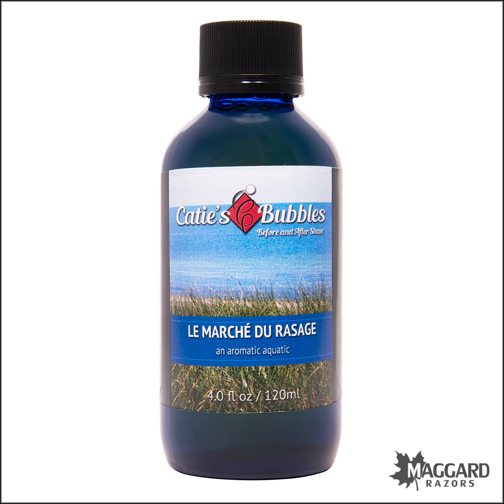 Catie's Bubbles Le Marche du Rasage Before and After Shave Splash, 4oz