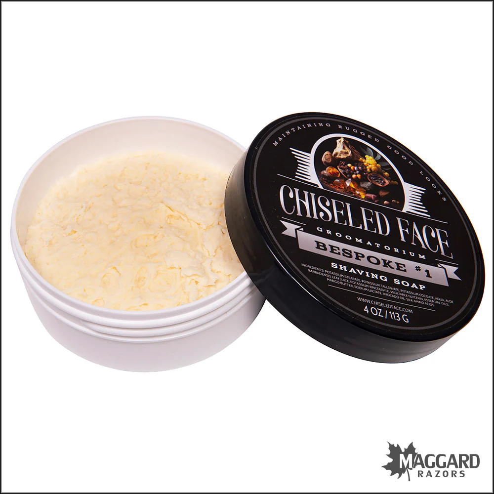 Chiseled Face Bespoke #1 Tallow Shaving Soap, 4oz - Image 2