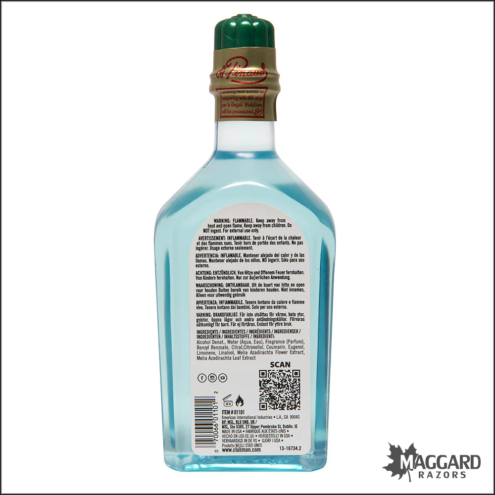 Clubman Pinaud Reserve Gent's Gin Aftershave Lotion, 6 oz - Image 2