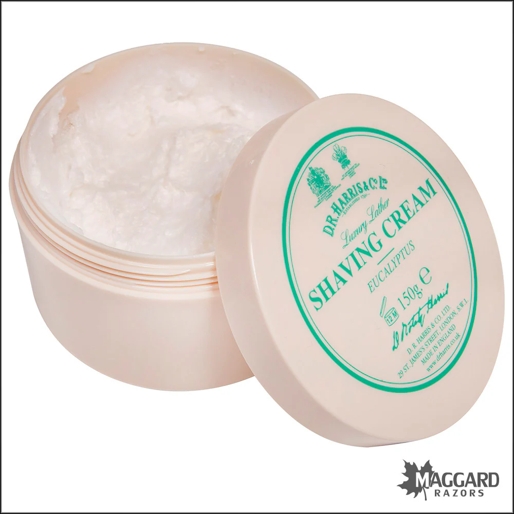 D.R. Harris Eucalyptus Shaving Cream in Bowl, 150g - Image 2