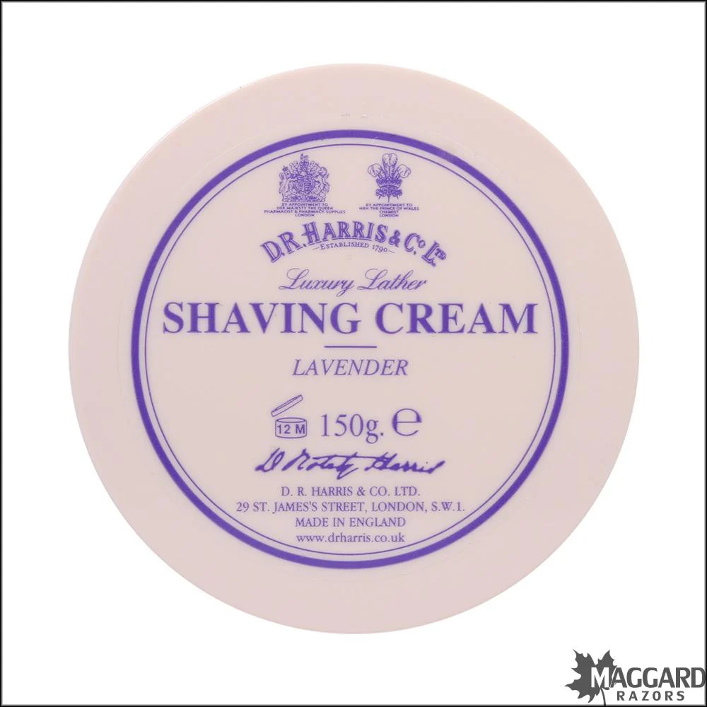D.R. Harris Lavender Shaving Cream in Bowl, 150g