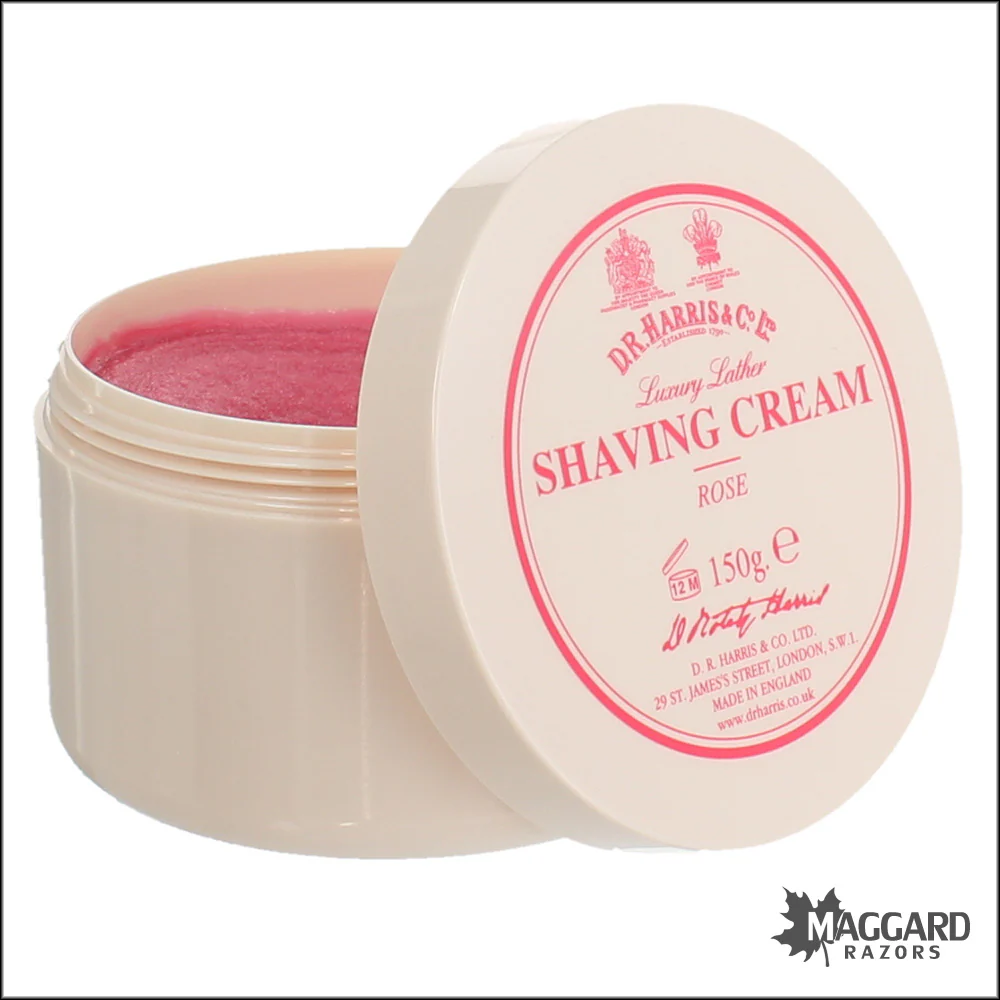 D.R. Harris Rose Shaving Cream in Bowl, 150g - Image 2