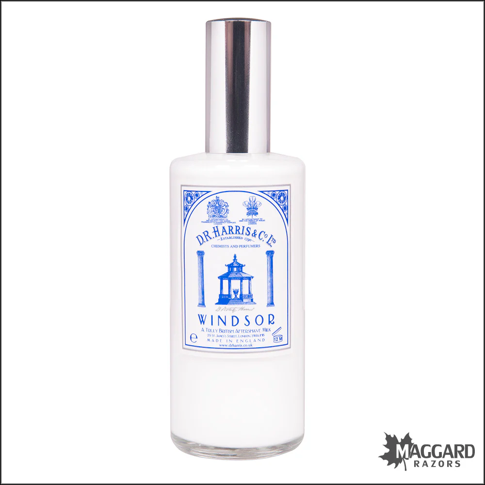 D.R. Harris Windsor Aftershave Milk, 100ml - Alcohol Free