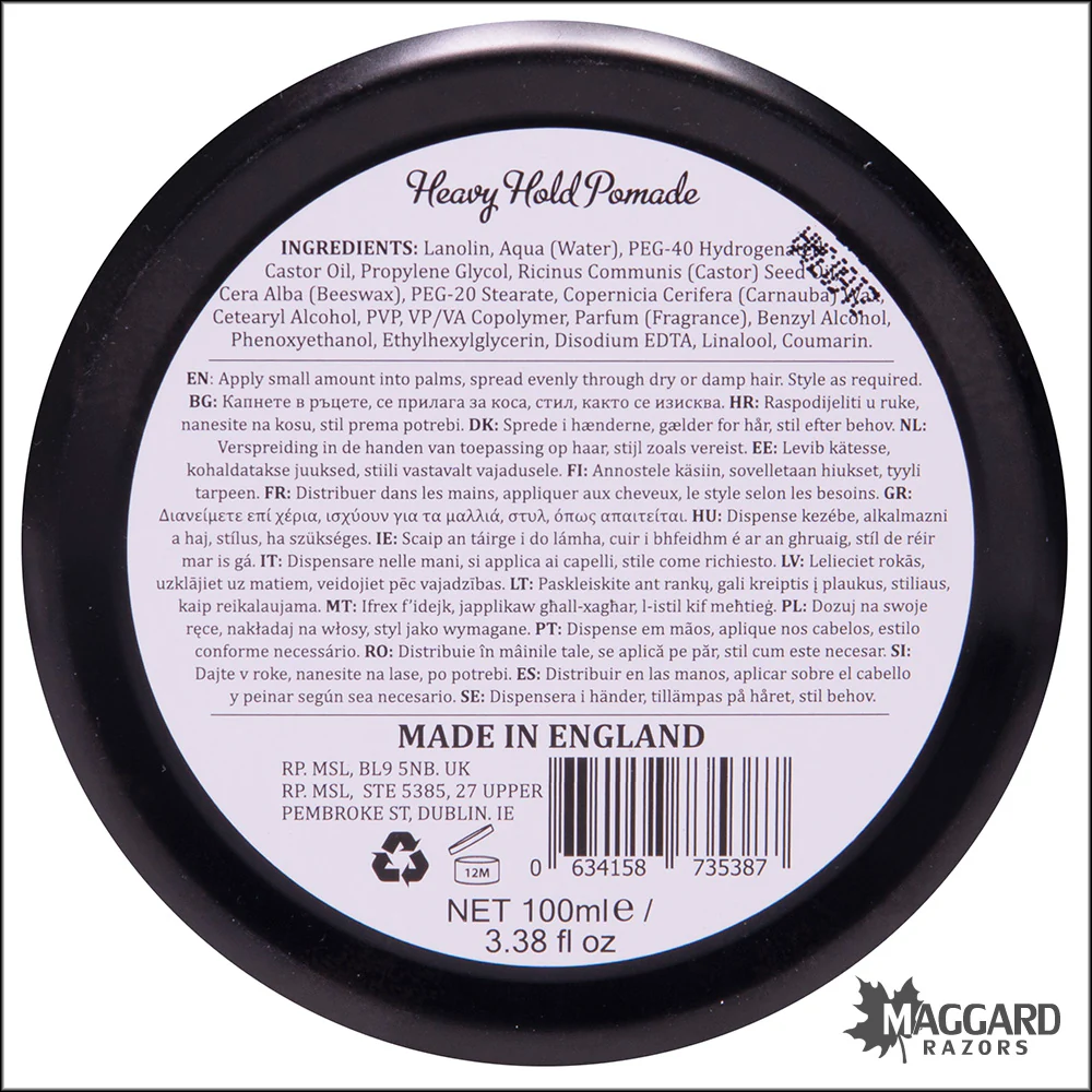Dapper Dan Heavy Hold Oil Based Pomade, 100ml - Image 3