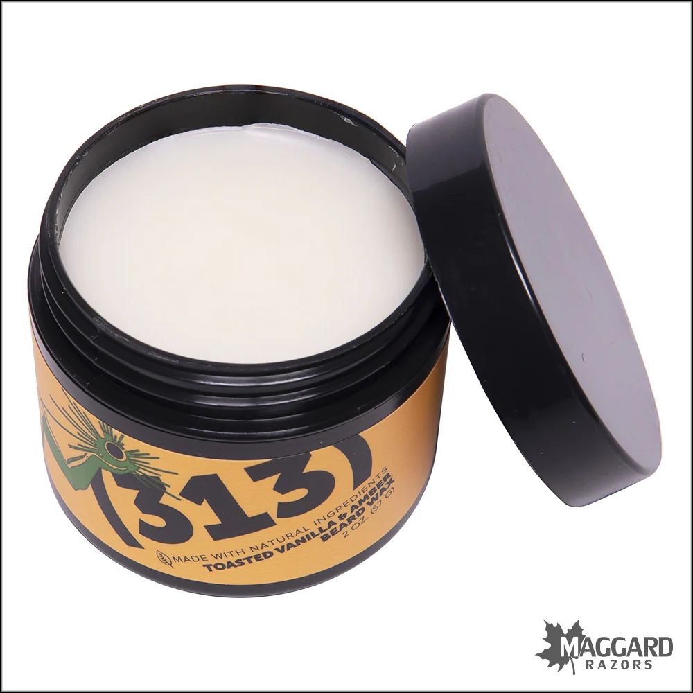 Detroit Grooming Co. (313) Strong Hold Artisan Beard Wax, 2oz - Image 2