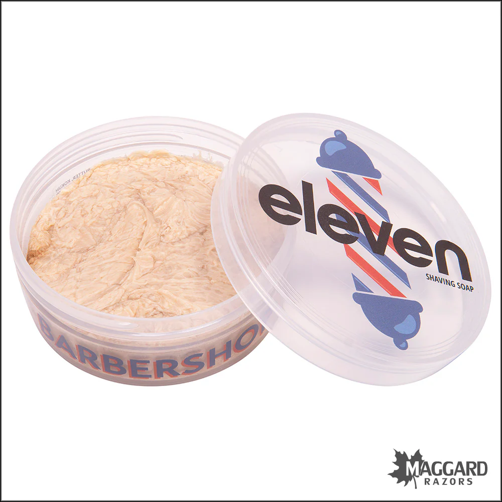 Eleven Shaving Barbershop Artisan Shaving Soap with Tallow, 4oz - Julien Base - Image 2