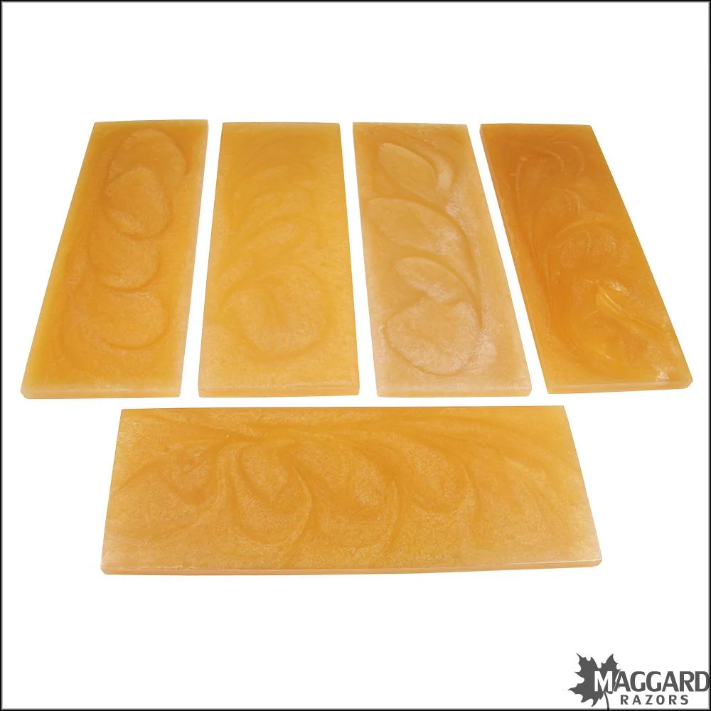 Epoxy Resin Blank Butterscotch Swirl, 5.75" x 2" x 1/8"